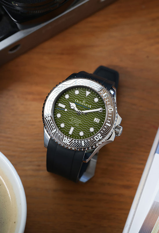 Deep Marine Explorer VI 6000m Grade 5 Titanium 6000m/ODGreenDial | Green Dial