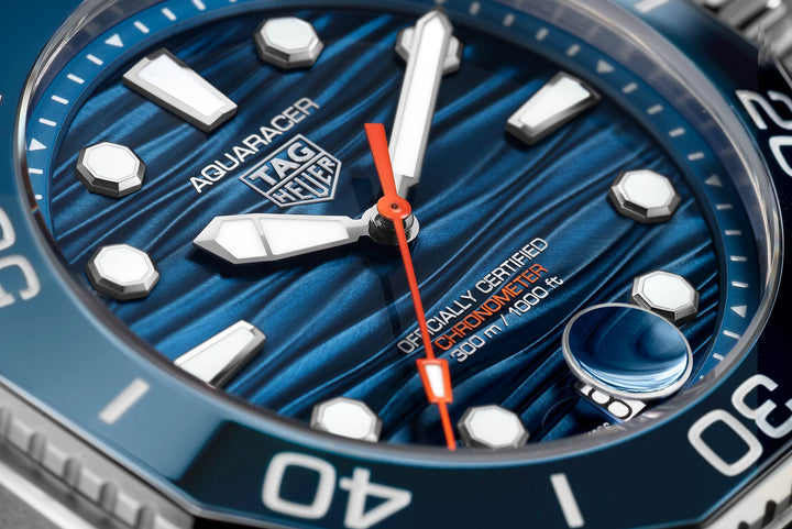 Aquaracer Professional 300 42mm Blue / Rubber | Blue Dial