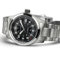 KHAKI FIELD Black / Stainless Steel Black Dial