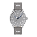 Augsburg Grau 42 Automatic / Leather Strap Gray Dial