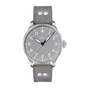 Augsburg Grau 42 Automatic / Leather Strap Gray Dial