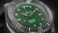 Deep Marine Explorer II Damascus – Green Dial