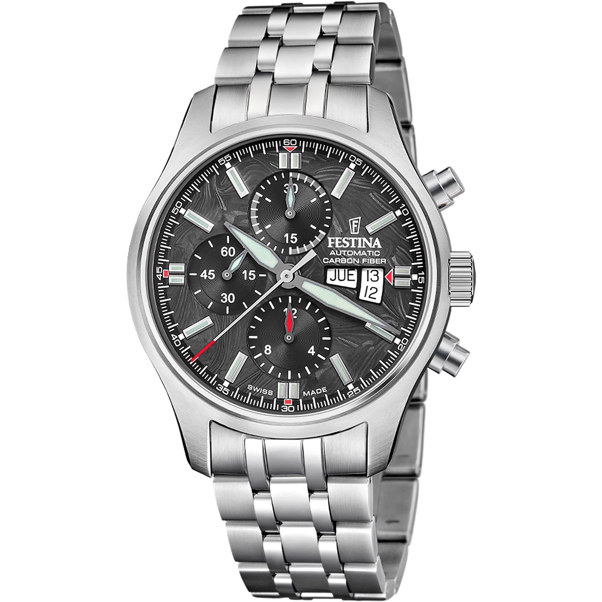 Aviator North Chrono Black / Stainless Steel Black Dial
