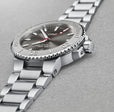 Aquis Date Relief Grey / Stainless Steel |  Dial