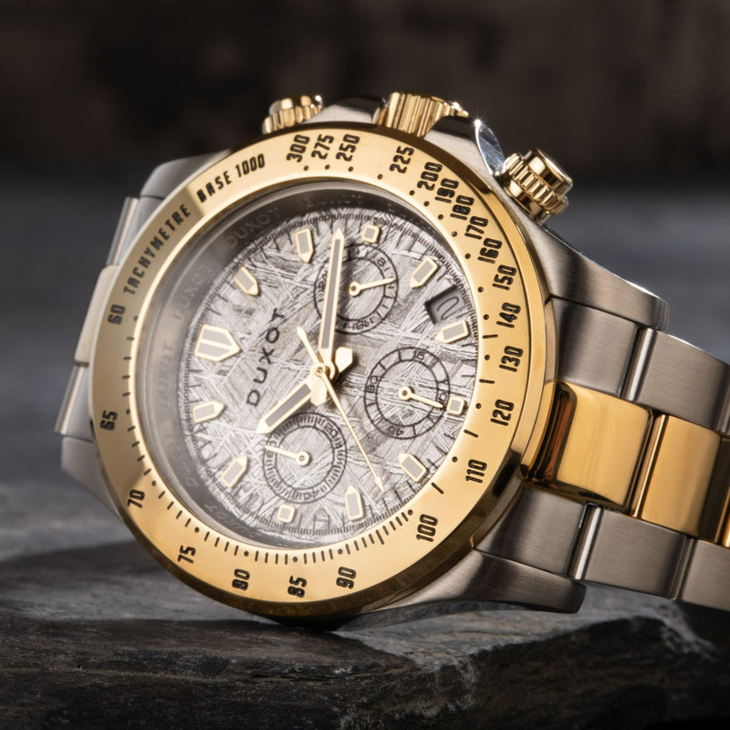 Atlantica Lapidary Chronograph Limited Edition Watch White & Gold / Stainless Steel White Dial