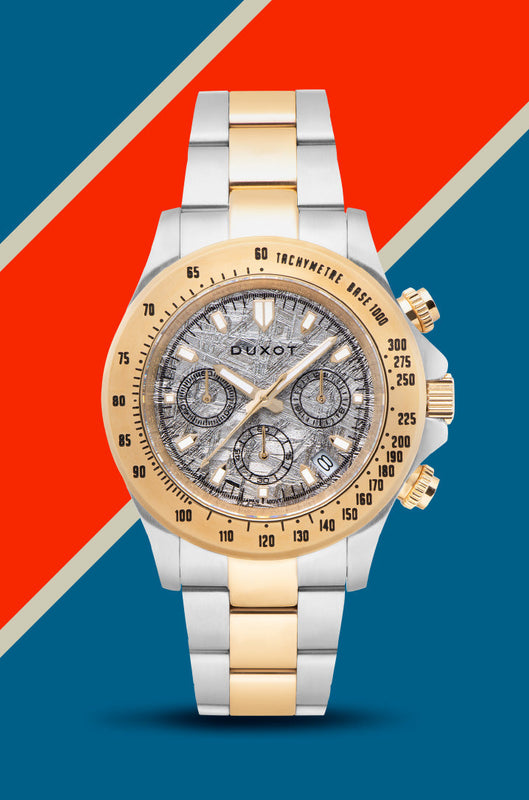 Atlantica Lapidary Chronograph Limited Edition Watch White & Gold / Stainless Steel White Dial