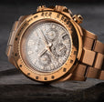Atlantica Lapidary Chronograph Limited Edition Watch Rose Gold  / Stainless Steel White Dial