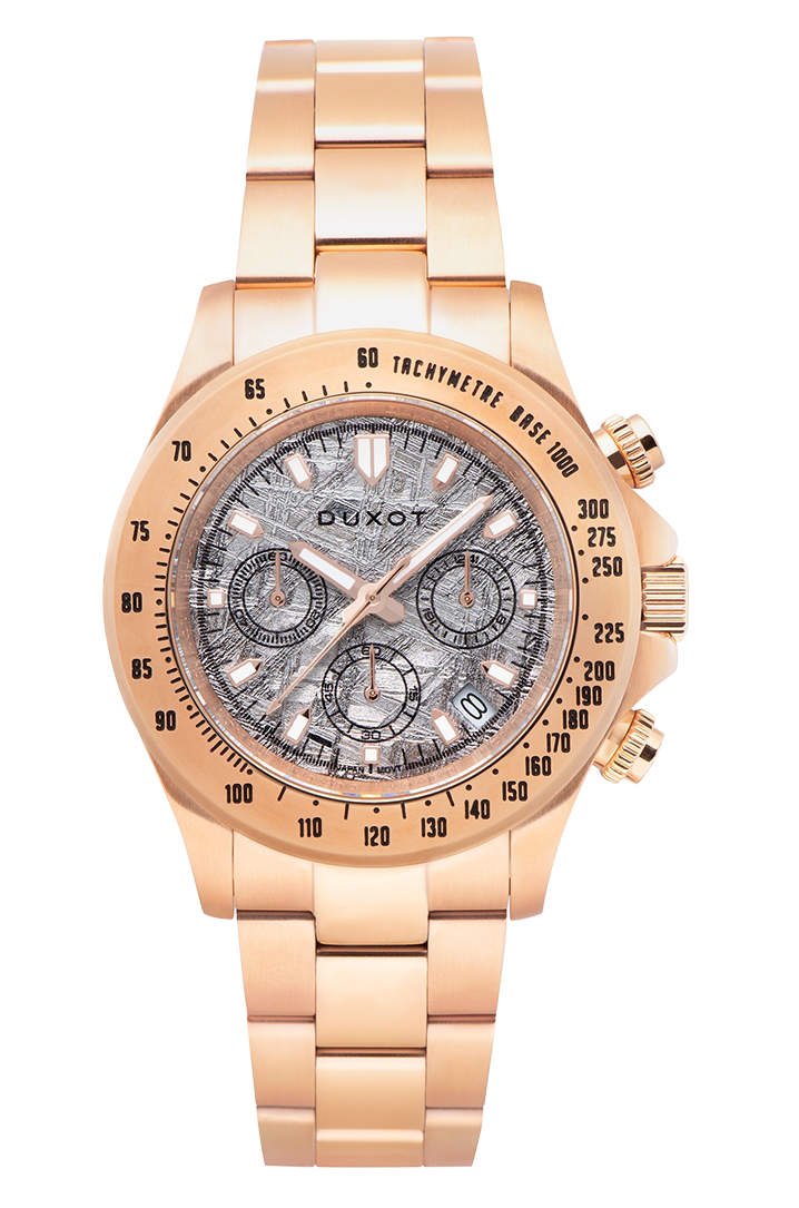 Atlantica Lapidary Chronograph Limited Edition Watch Rose Gold  / Stainless Steel White Dial