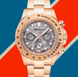 Atlantica Lapidary Chronograph Limited Edition Watch Rose Gold  / Stainless Steel White Dial