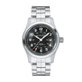 KHAKI FIELD Black / Stainless Steel Black Dial