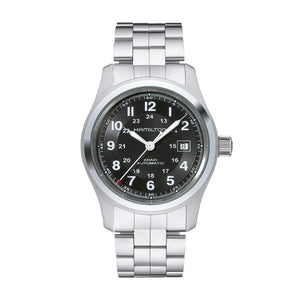KHAKI FIELD Black / Stainless Steel Black Dial