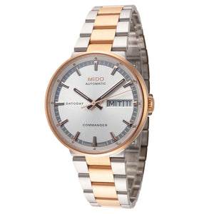 Commander 33mm / Silver / Two Tone | Silver Dial