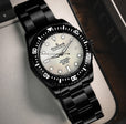 Deep Marine Explorer III Black Stainless bezel | White Dial Watch