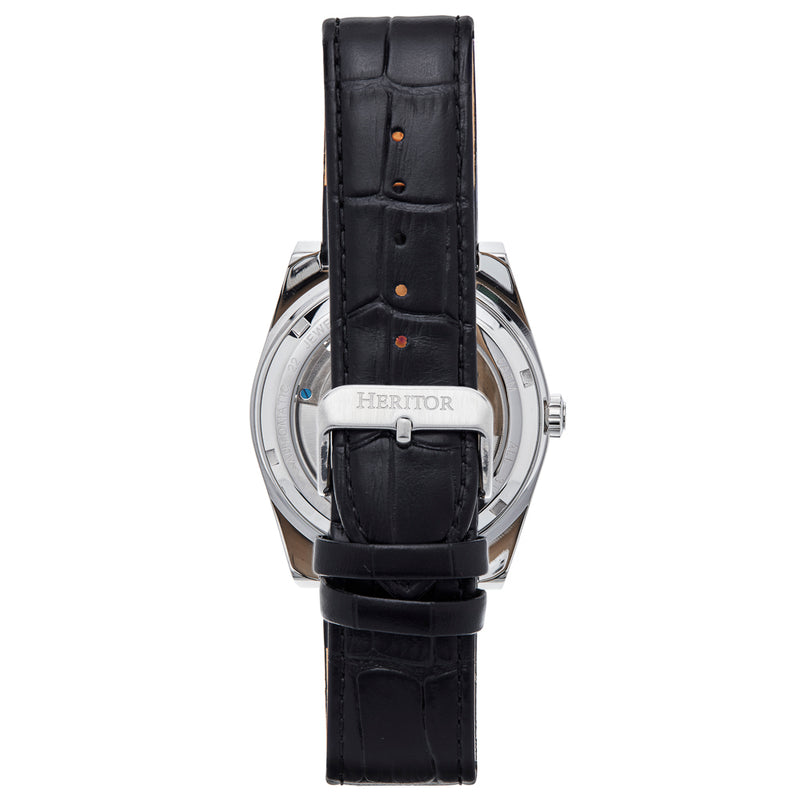Daxton Semi Skeleton Black/Black | Black Dial