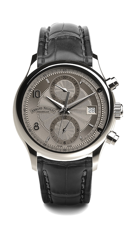 M02-4 Grey/Leather | Gray Dial