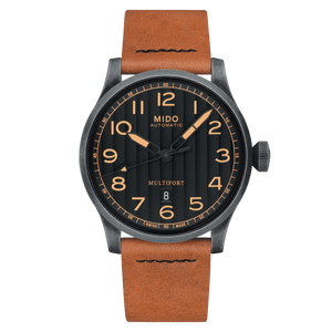 Multifort Leather | Black Dial