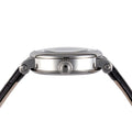 Traveller Series black leather/silver | White Dial