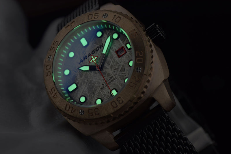 Parma 2 Bronze Meteorite Swiss ETA 2824 45mm - Meteorite