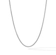 Box Chain Necklace, 2MM Sterling Silver