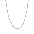 Box Chain Necklace, 2MM Sterling Silver