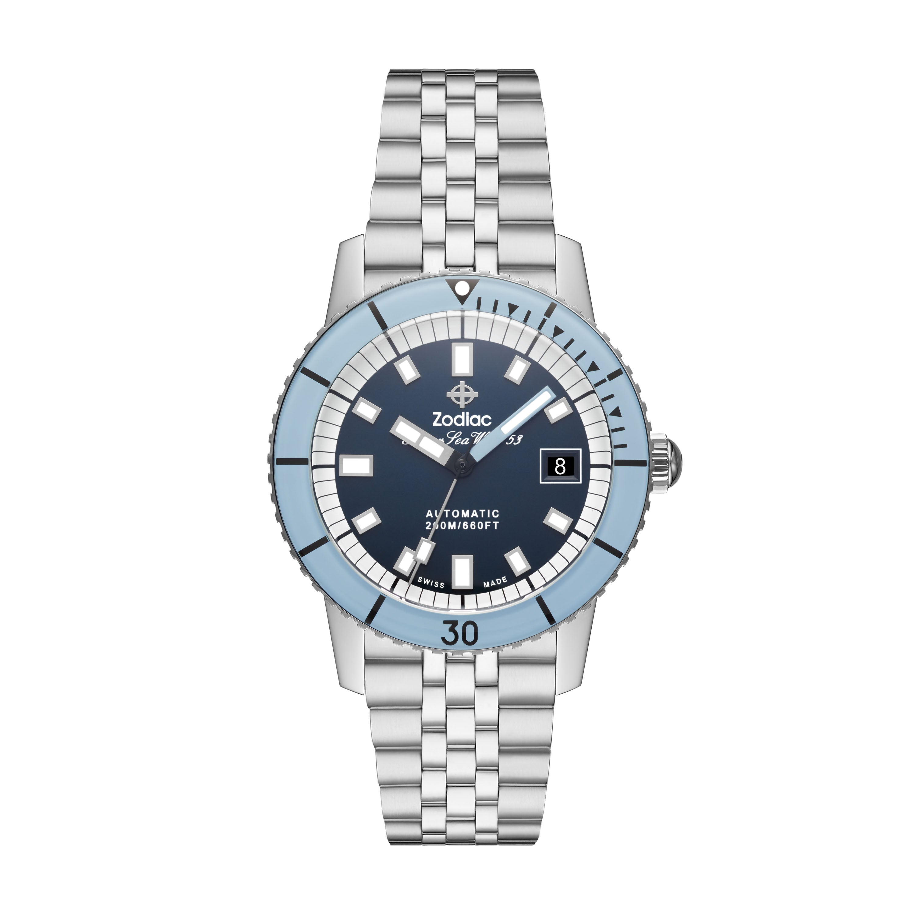Super Sea Wolf Blue Dial/Sky Blue Top Ring | Blue Dial – Watch Gang