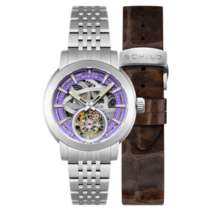 Heinrich Tourbillon Limited Edition Purple / Stainless Steel | Purple Dial