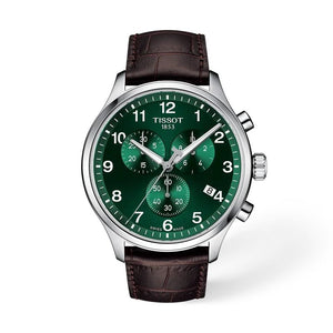 Chrono XL Classic Green / Brown Leather Green Dial