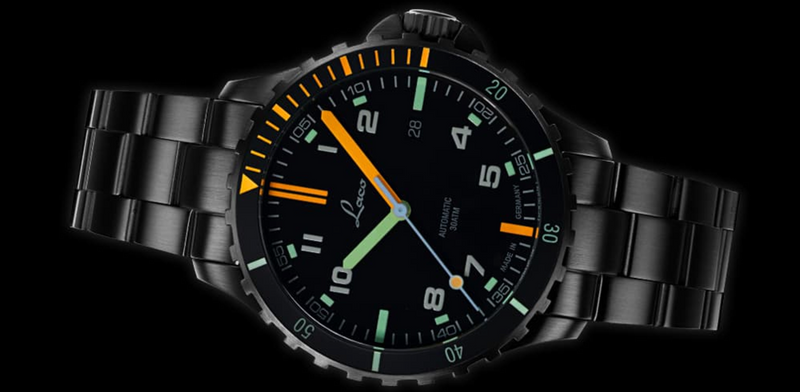 Squad Watch Mojave 42mm Metal Bracelet | Black Dial