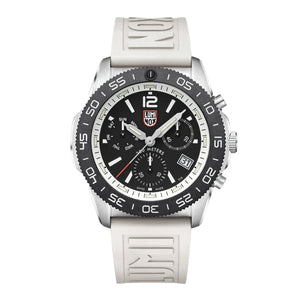 Pacific Diver Chronograph White / Rubber Black Dial