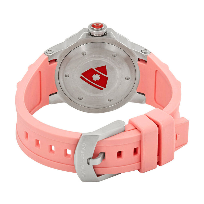 Legend Ultrasonic Ladies Silver & Pink / Rubber | Silver Dial
