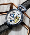 Legacy Silver Dial / Black Crocodile | Silver Dial