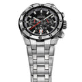 Chrono Bike Black / Stainless steel Black Dial
