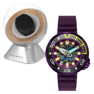 Ventana Skeleton Automatic Limited Edition Set Purple / Silicone | Purple Dial