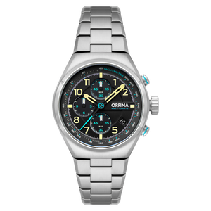 Zero-Two Chronograph Black /Stainless Steel | Black Dial