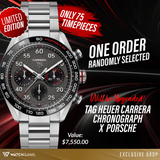 Limited Edition Centum Drop (Edox Skydiver 2 TAG HEUER CARRERA X PORSCHE CHRONO)