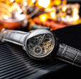 Longitude Automatic Skeleton Gray / Gray Leather | Gray Dial