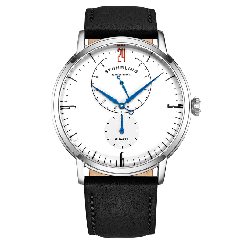 Symphony Black/Leather/White Dial/Silver Case 3969.2 | White Dial