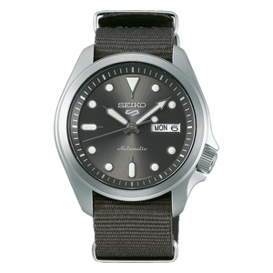 5 Sports SKX Series Grey Dial Grey Nylon Strap 40mm Gray Dial
