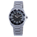 Sea Knight Black Calibre Swiss Movement Rotating Bezel Diver Watch Black | Black Dial