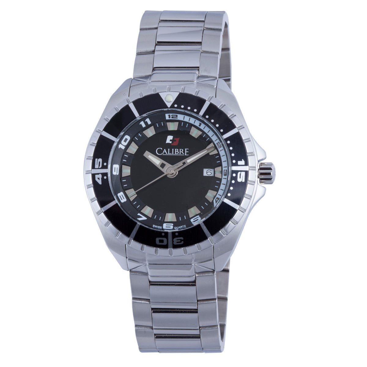Sea Knight Black Calibre Swiss Movement Rotating Bezel Diver Watch Black | Black Dial