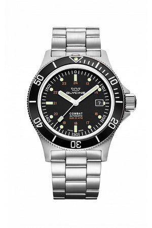 Combat Sub 42mm / Black / Silver Black Dial