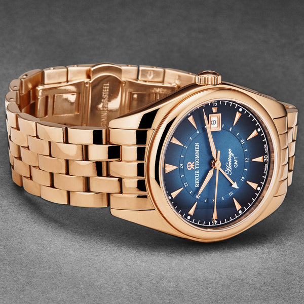 Heritage 21010.2365 / Blue | Blue Dial