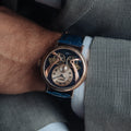 Thomas Earnshaw Beaufort Anatolia Automatic Blue / Leather Blue Dial