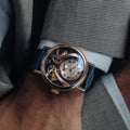 Thomas Earnshaw Beaufort Anatolia Automatic Blue / Leather Blue Dial