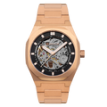 Drake Skeleton  Automatic Black / Rose / Stainless Steel | Black Dial