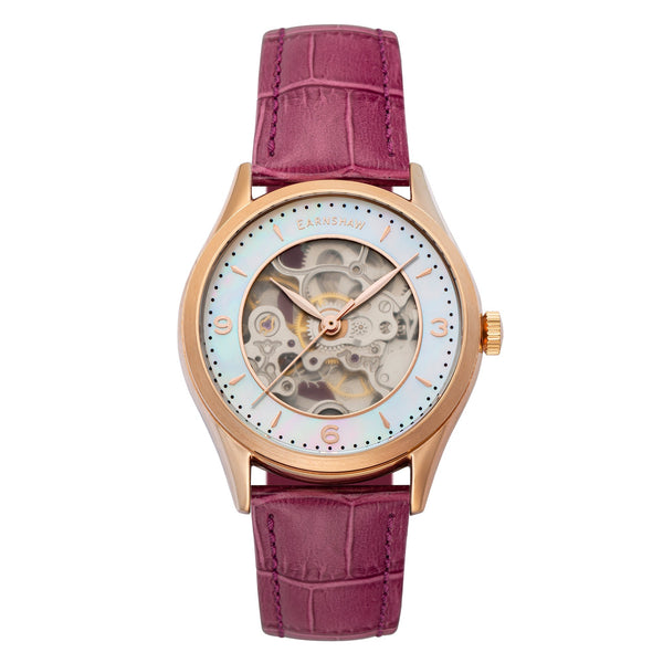 Ladies Isabella Skeleton Automatic 3 Hands