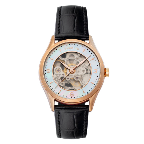 Ladies Isabella Skeleton Automatic 3 Hands