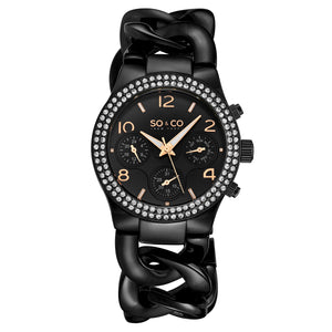 Chelsea- 5013a.8 Black/Stainless Steel | Black Dial