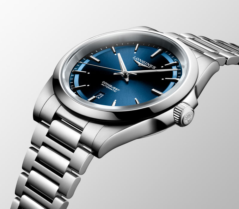 Conquest Silver/Blue |  Dial