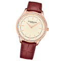 Symphony Red Leather | Ivory Dial